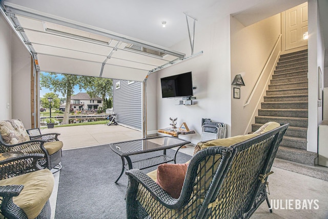 12828 Bayou Ct, Wayland, MI 49348 - view of patio featuring stairs