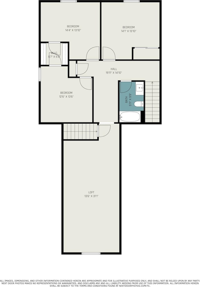 12828 Bayou Ct, Wayland, MI 49348 - view of floor plan / room layout