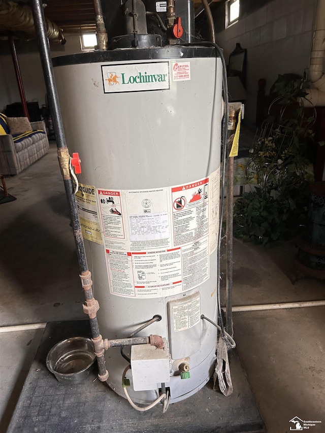 1645 N M-65 Rd, Curran, MI 48728 - utilities featuring water heater