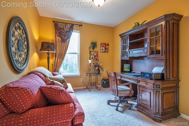 601 Acadia Ct, Howell, MI 48843 - carpeted office space featuring baseboards