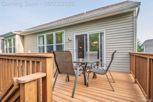 601 Acadia Ct, Howell, MI 48843 - deck featuring outdoor dining space