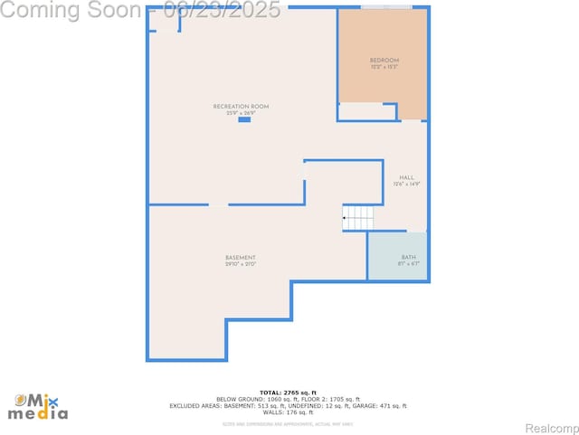 601 Acadia Ct, Howell, MI 48843 - view of property floor plan