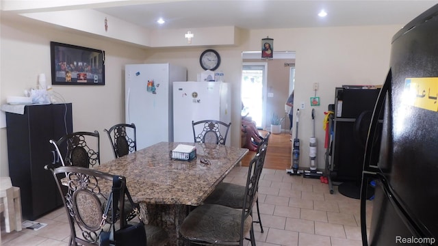 27038 Grobbel Dr, Warren, MI 48092 - dining space with light tile patterned flooring and recessed lighting