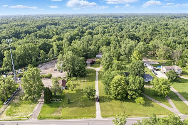 26434 King Rd, Romulus, MI 48174 - drone / aerial view of a heavily wooded area