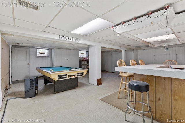 29866 Woodland Dr, Southfield, MI 48034 - game room featuring billiards table