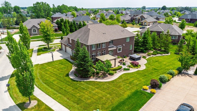 56343 Via Serbelloni, Macomb, MI 48042 - aerial view of residential area