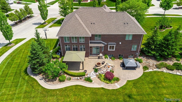 56343 Via Serbelloni, Macomb, MI 48042 - view from above of property
