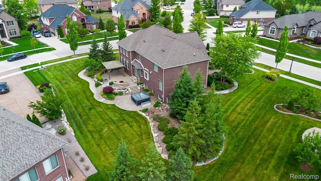 56343 Via Serbelloni, Macomb, MI 48042 - aerial view of residential area