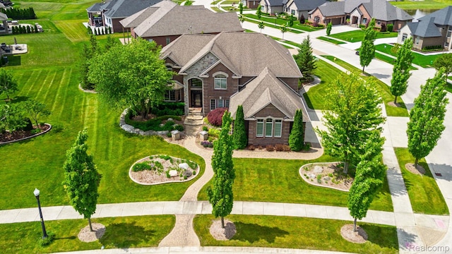 56343 Via Serbelloni, Macomb, MI 48042 - aerial perspective of suburban area