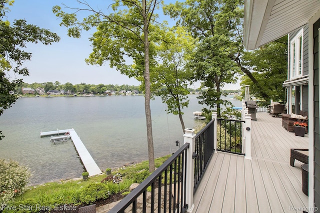 7025 Dandison Blvd, West Bloomfield, MI 48324 - deck with a water view