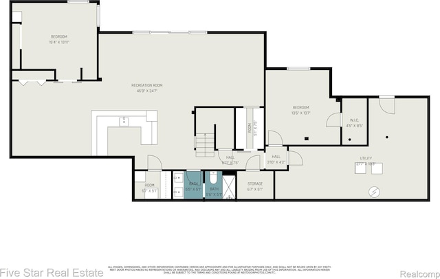 7025 Dandison Blvd, West Bloomfield, MI 48324 - view of room layout