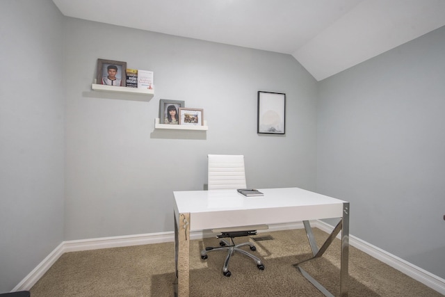 6577 Heron Ct, Ann Arbor, MI 48103 - office space with carpet flooring and lofted ceiling