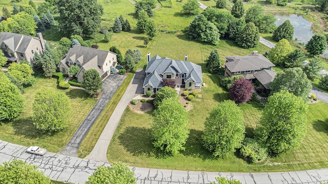6577 Heron Ct, Ann Arbor, MI 48103 - aerial view of residential area with a large body of water