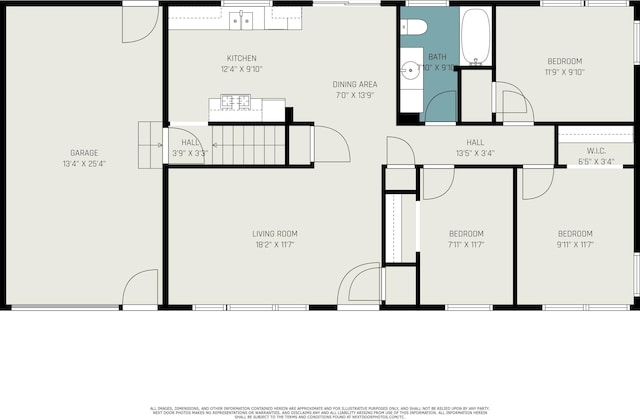 1553 Greenwich Rd, Muskegon, MI 49441 - view of floor plan / room layout