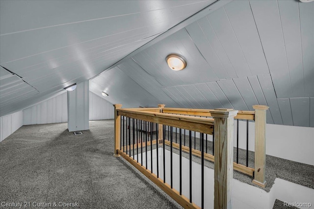 1678 Merrill Ave, Lincoln Park, MI 48146 - bonus room featuring carpet and vaulted ceiling