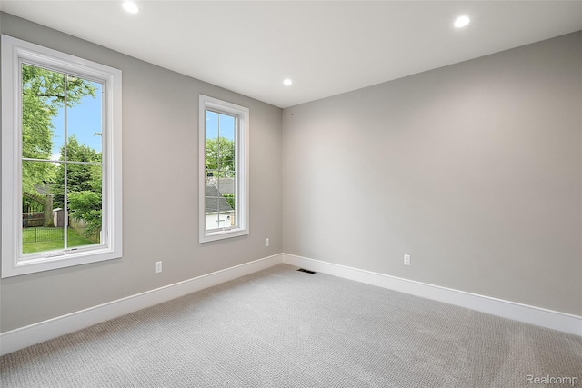 345 Kimberly St, Birmingham, MI 48009 - spare room featuring light carpet and recessed lighting
