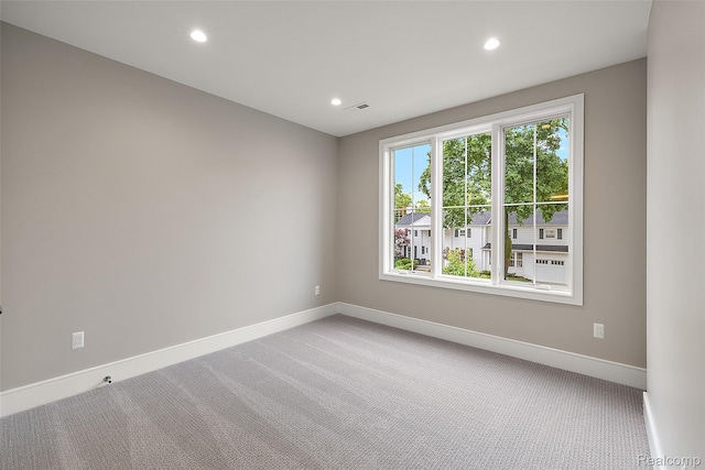 345 Kimberly St, Birmingham, MI 48009 - carpeted spare room with baseboards and recessed lighting