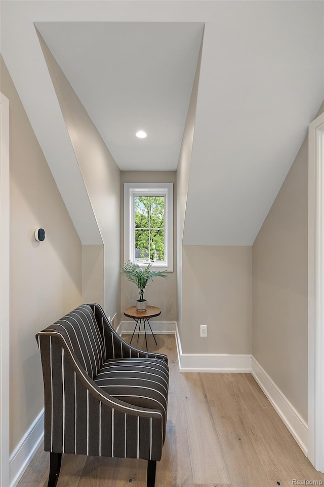 345 Kimberly St, Birmingham, MI 48009 - sitting room featuring wood finished floors and baseboards