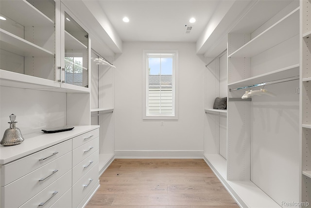 345 Kimberly St, Birmingham, MI 48009 - walk in closet with light wood finished floors