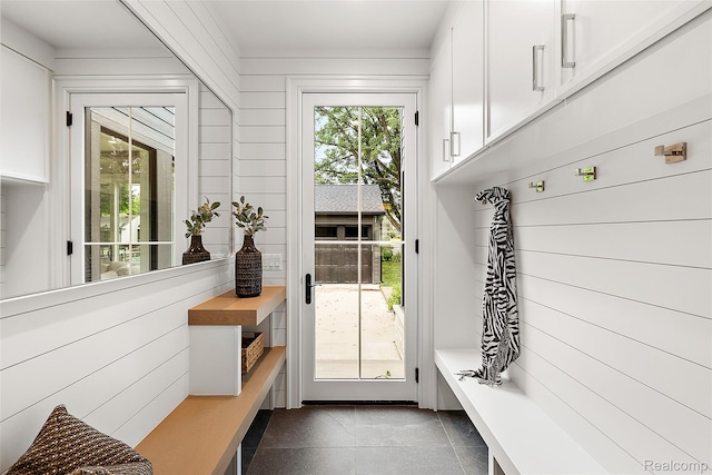 345 Kimberly St, Birmingham, MI 48009 - mudroom with wooden walls