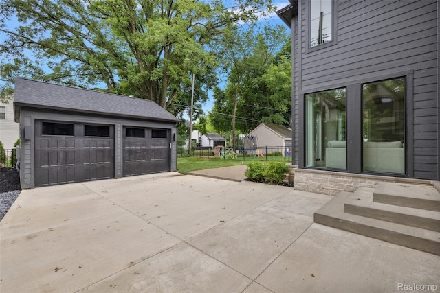 345 Kimberly St, Birmingham, MI 48009 - view of detached garage