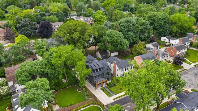 345 Kimberly St, Birmingham, MI 48009 - aerial perspective of suburban area