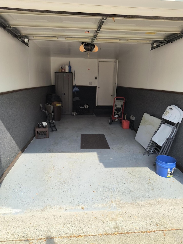 24654 Spring Ln, Harrison Township, MI 48045 - garage featuring a garage door opener
