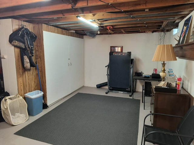 24654 Spring Ln, Harrison Township, MI 48045 - view of unfinished below grade area