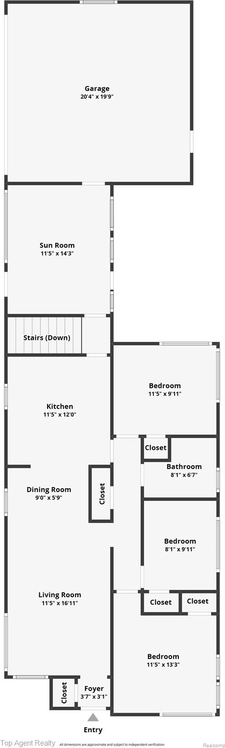 19005 Lister Ave, Eastpointe, MI 48021 - view of room layout