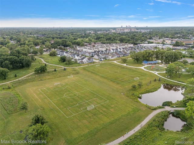 4260 Kent Rd, Royal Oak, MI 48073 - aerial view of property and surrounding area featuring a nearby body of water