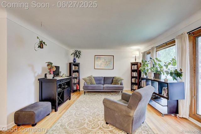 24745 Ross Dr, Redford, MI 48239 - living room featuring light wood-type flooring