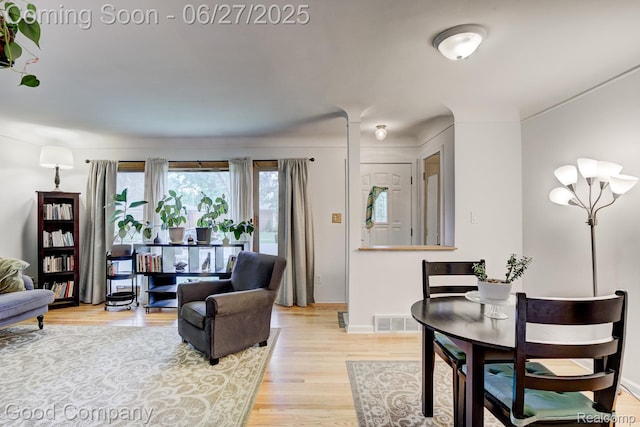 24745 Ross Dr, Redford, MI 48239 - living room featuring light wood-type flooring and baseboards