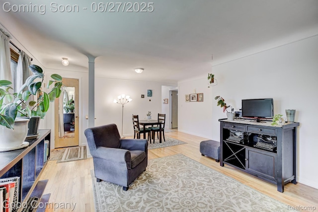 24745 Ross Dr, Redford, MI 48239 - living area with light wood-style floors