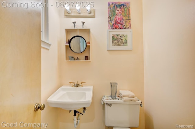 24745 Ross Dr, Redford, MI 48239 - bathroom with toilet and a sink