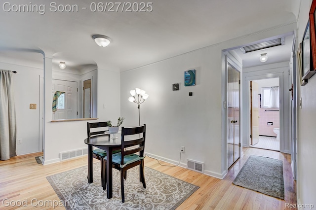 24745 Ross Dr, Redford, MI 48239 - dining area with wood finished floors and baseboards