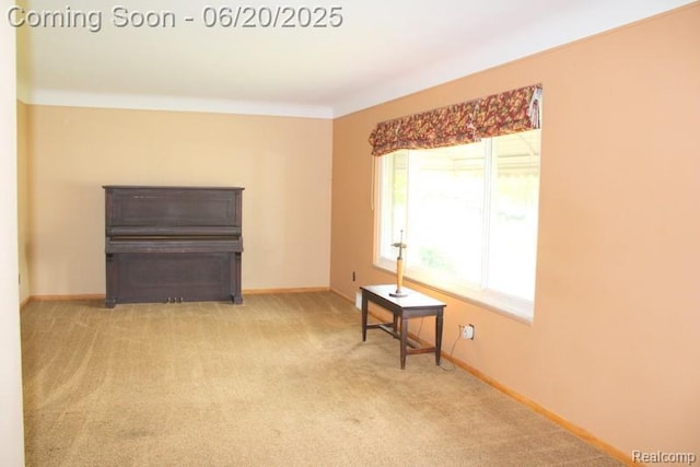 9396 Allen Rd, Allen Park, MI 48101 - carpeted empty room featuring baseboards