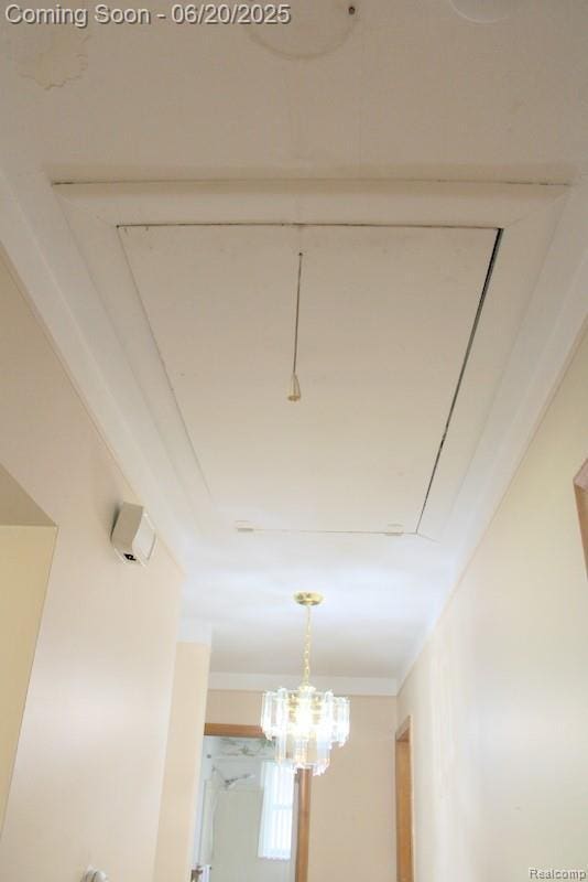 9396 Allen Rd, Allen Park, MI 48101 - detailed view of a chandelier