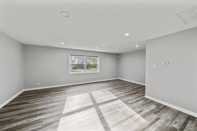 5615 Carlburt St, West Bloomfield, MI 48322 - spare room with wood finished floors and recessed lighting