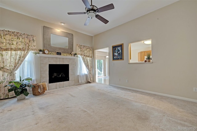 333 Sherman Ct, Ortonville, MI 48462 - unfurnished living room featuring plenty of natural light and carpet flooring