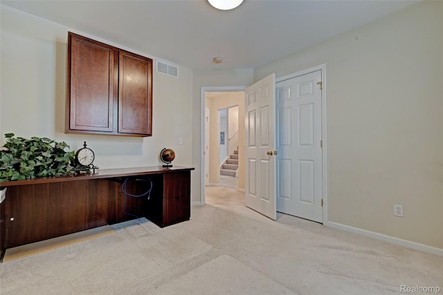 333 Sherman Ct, Ortonville, MI 48462 - office area featuring light carpet and baseboards