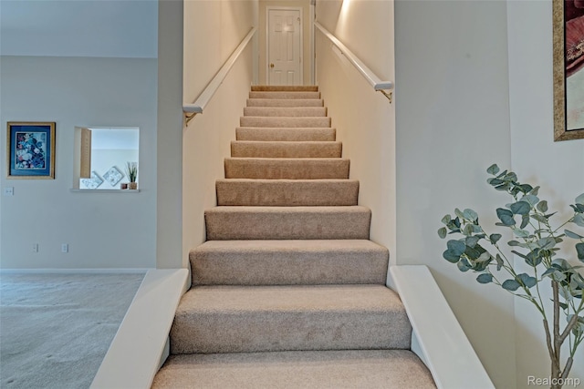 333 Sherman Ct, Ortonville, MI 48462 - staircase featuring carpet floors