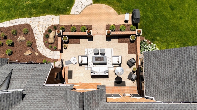 1303 Towsley Ln, Ann Arbor, MI 48105 - aerial view of property and surrounding area