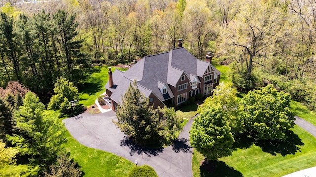 1303 Towsley Ln, Ann Arbor, MI 48105 - view of subject property with a heavily wooded area