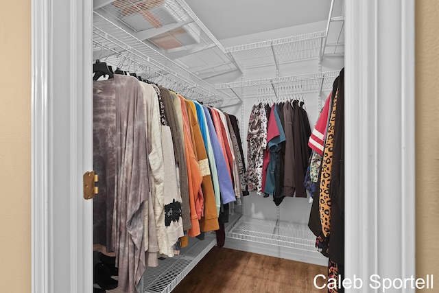 3360 Pine Meadow Dr SE Unit 202, Kentwood, MI 49512 - walk in closet with wood finished floors