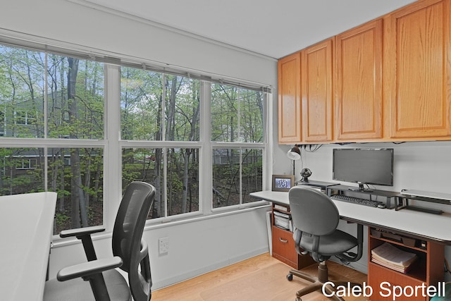 3360 Pine Meadow Dr SE Unit 202, Kentwood, MI 49512 - office space featuring light wood finished floors