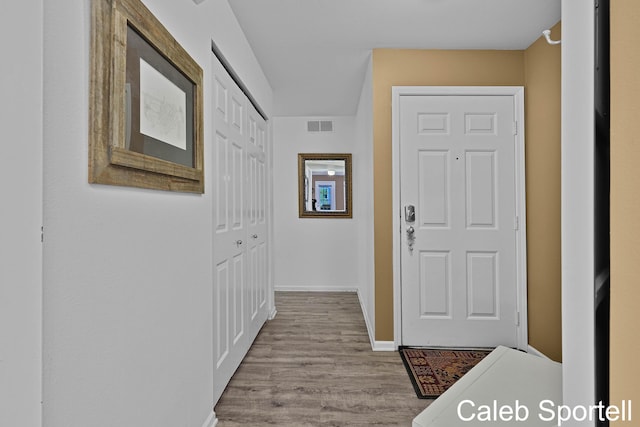3360 Pine Meadow Dr SE Unit 202, Kentwood, MI 49512 - entryway featuring wood finished floors and baseboards