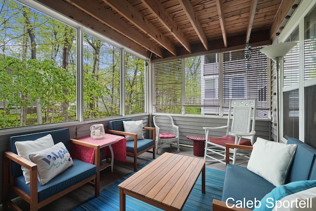 3360 Pine Meadow Dr SE Unit 202, Kentwood, MI 49512 - sunroom featuring outdoor lounge area