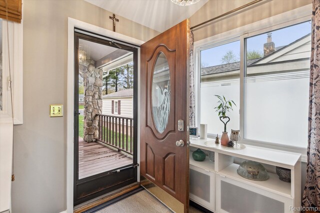 9669 Norman Rd, Clarkston, MI 48348 - entryway with healthy amount of natural light
