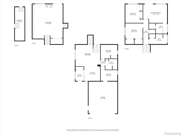 9669 Norman Rd, Clarkston, MI 48348 - view of floor plan / room layout