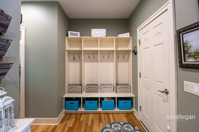 3440 Monterey Hills Dr NE, Grand Rapids, MI 49525 - mudroom with light wood-type flooring and baseboards